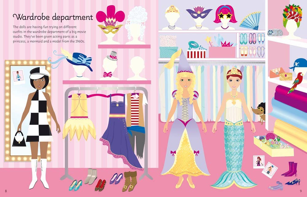 Sticker Dolly Dressing Movie Stars : Usborne