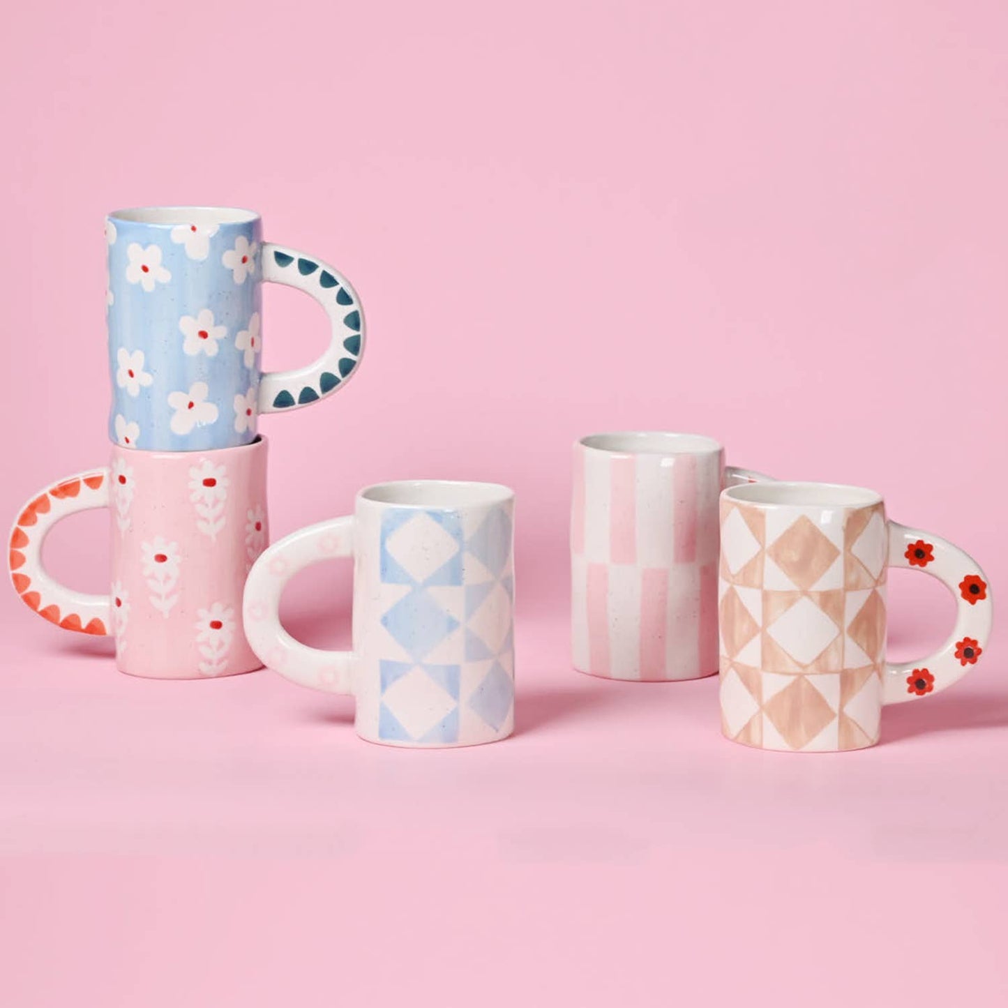 Hand Painted Ceramic Coffee Mug