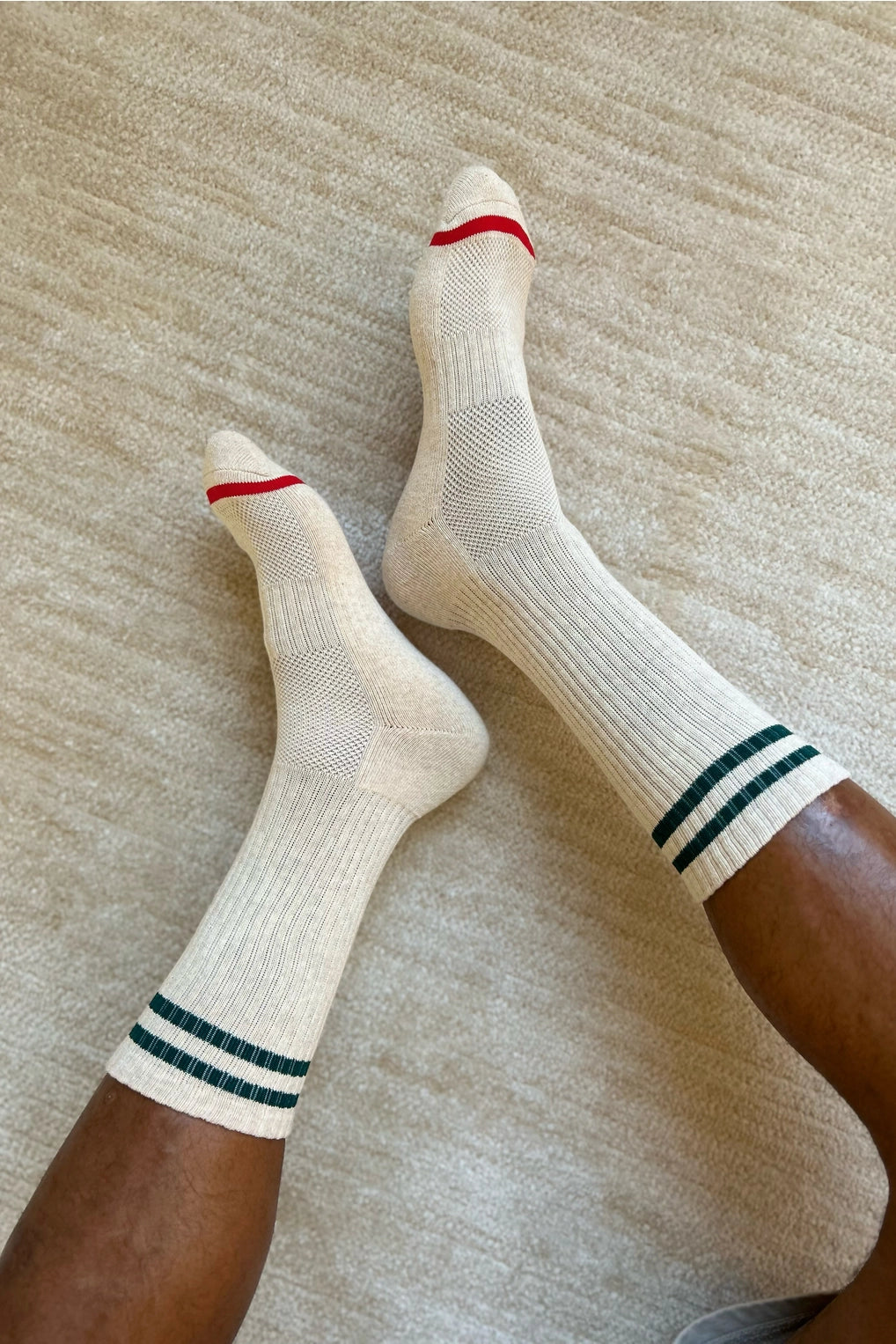 Extended Boyfriend Socks (Oatmeal)