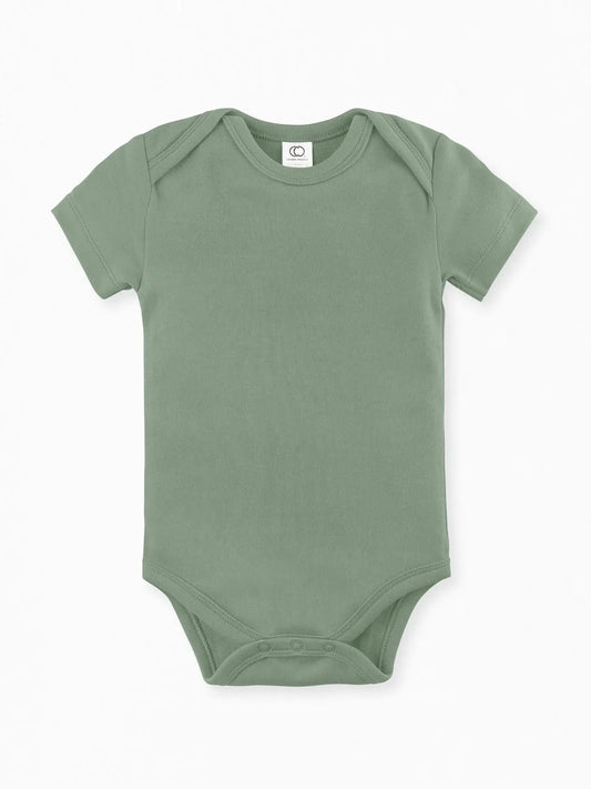 Classic Short Sleeve Bodysuit (Thyme)