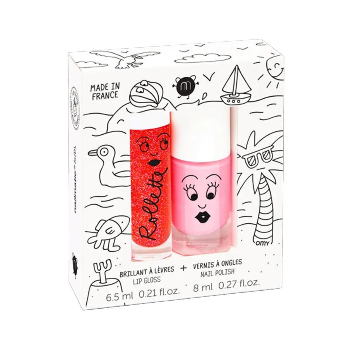 Nailpolish and Lip Gloss Set