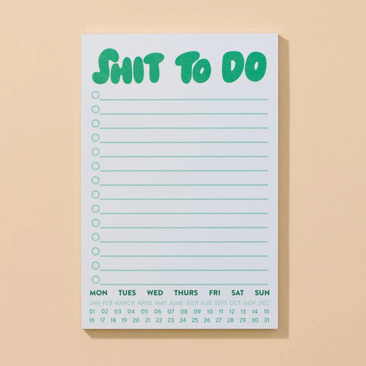 Shit To Do Notepad - Made in USA