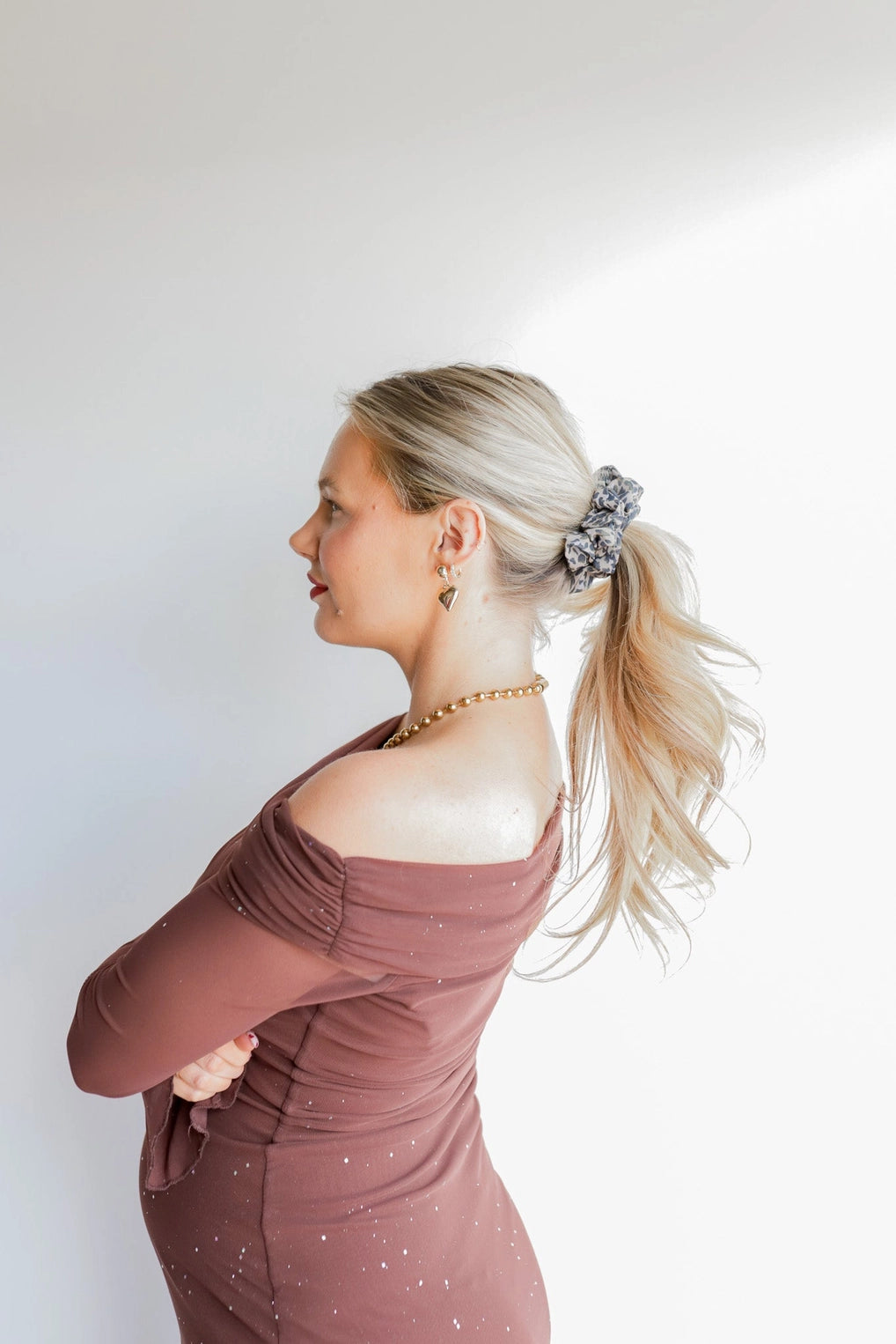 Cheetah Midi Scrunchie