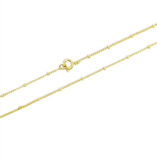 Gold FIll Satellite Necklace