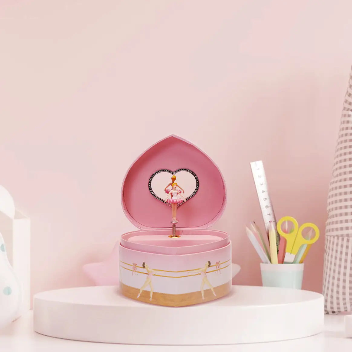 Heart Ballerina Jewelry Box