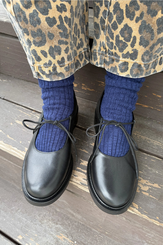 Cottage Socks (Navy)