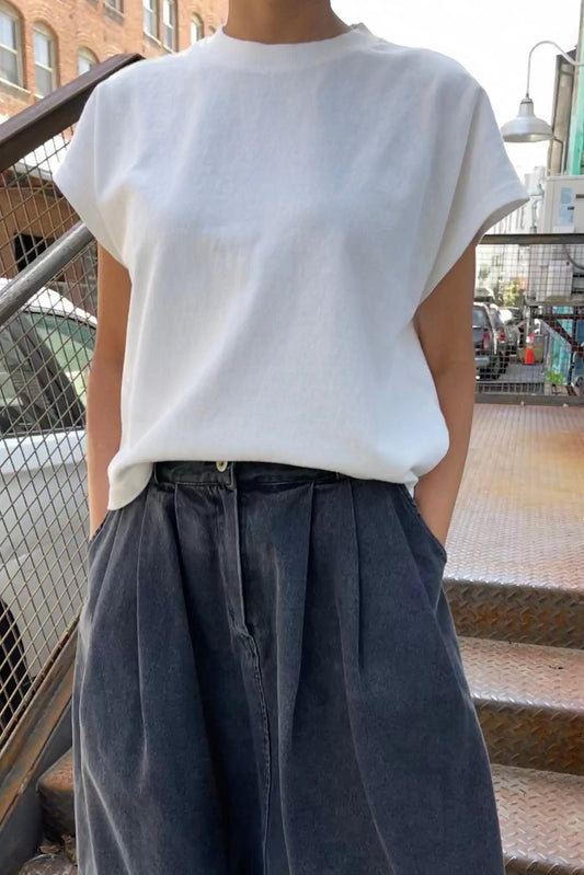 White Cotton Jeanne Tee