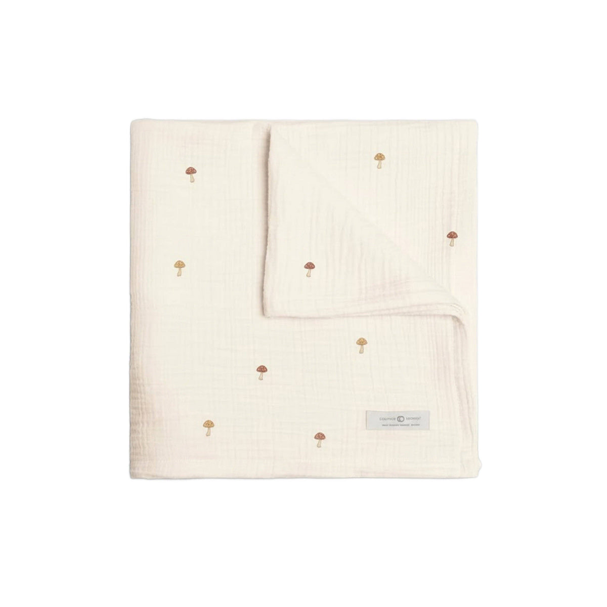 Muslin Swaddle Blanket - Mushroom