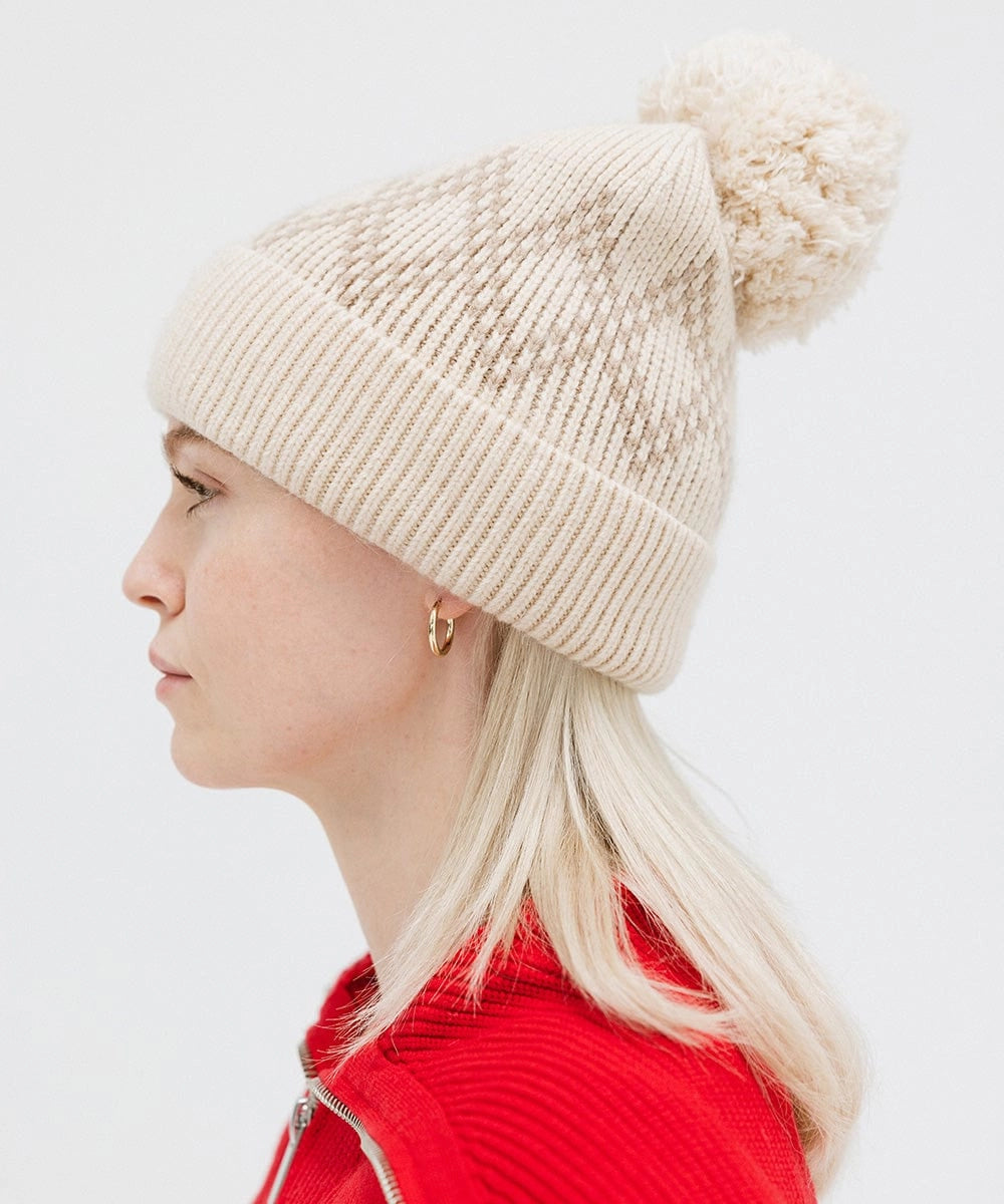 Elio Pom Beanie (Cream)