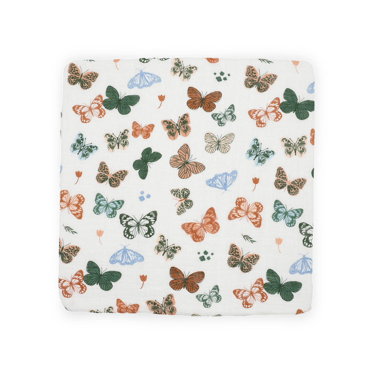 Cotton Muslin Swaddle Blanket - Butterflies
