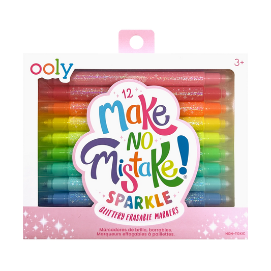 Make No Mistake!: Glittery Erasable Markers (Set of 12)