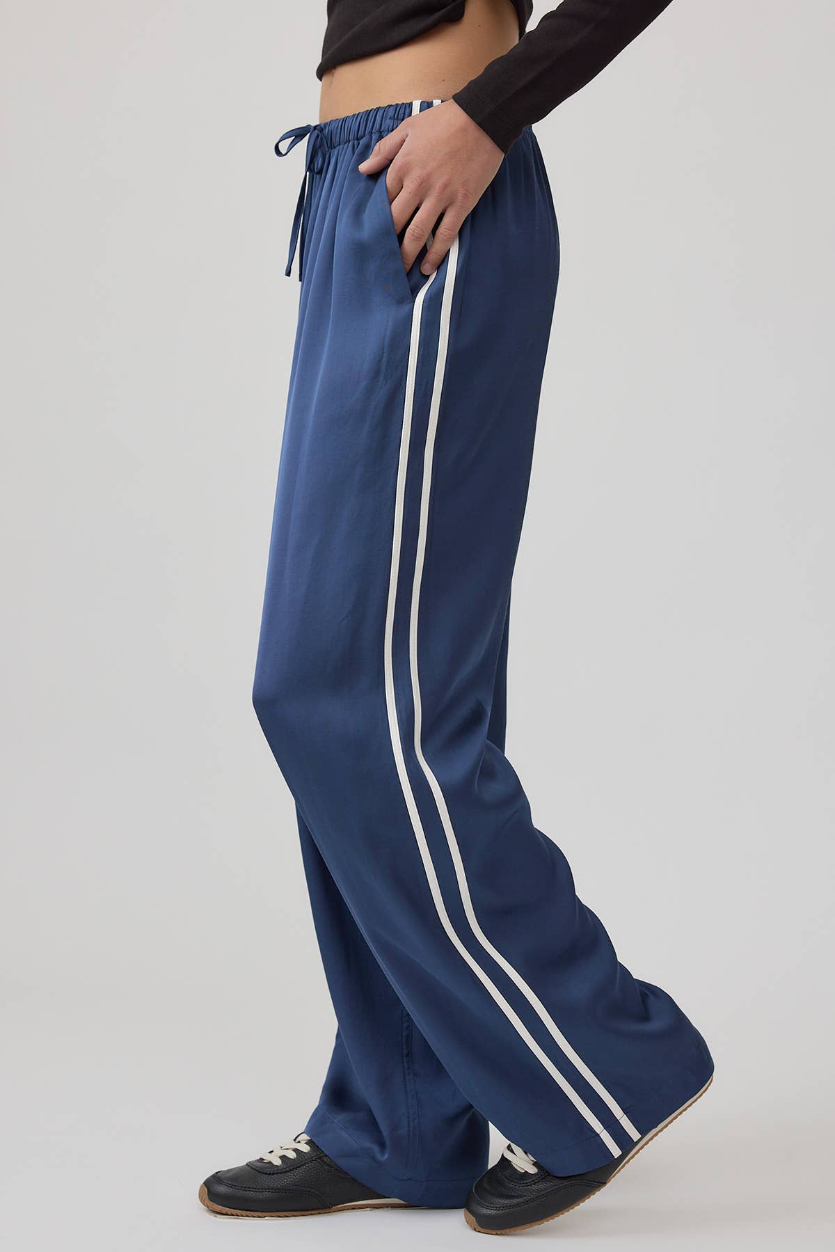 Navy Frankie Stripe Pant