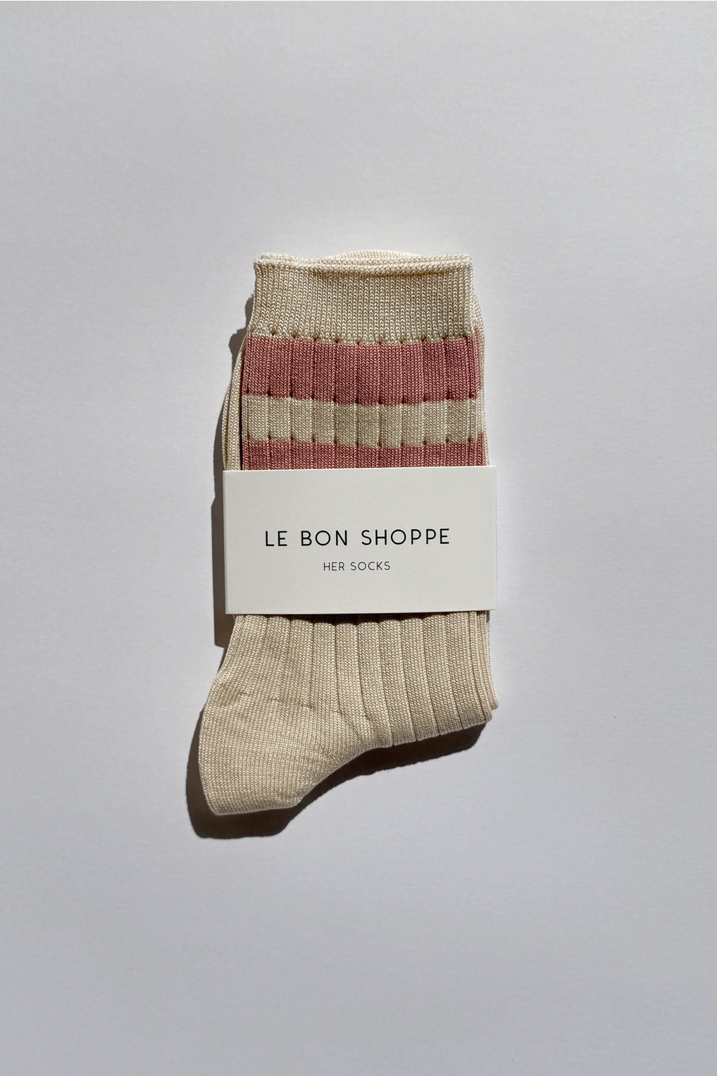 Her Socks - Varsity (Rose)