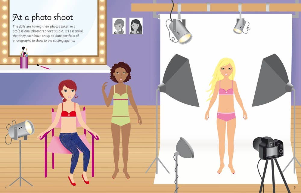 Sticker Dolly Dressing Movie Stars : Usborne
