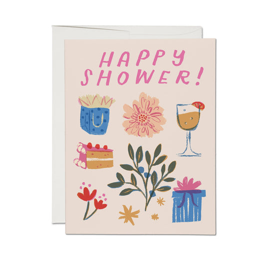 Joyful Shower Greeting Card