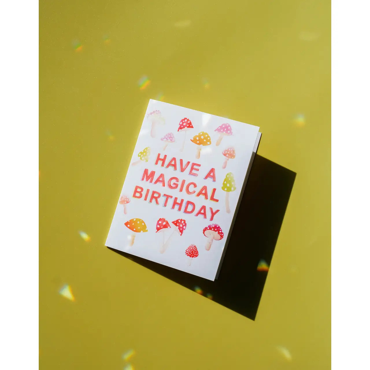 Magic Mushrooms Birthday Card