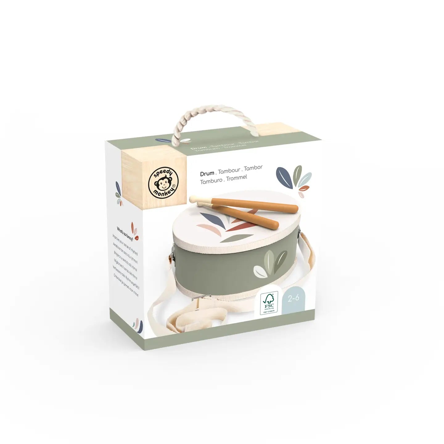 Drum With Adjustable Strap