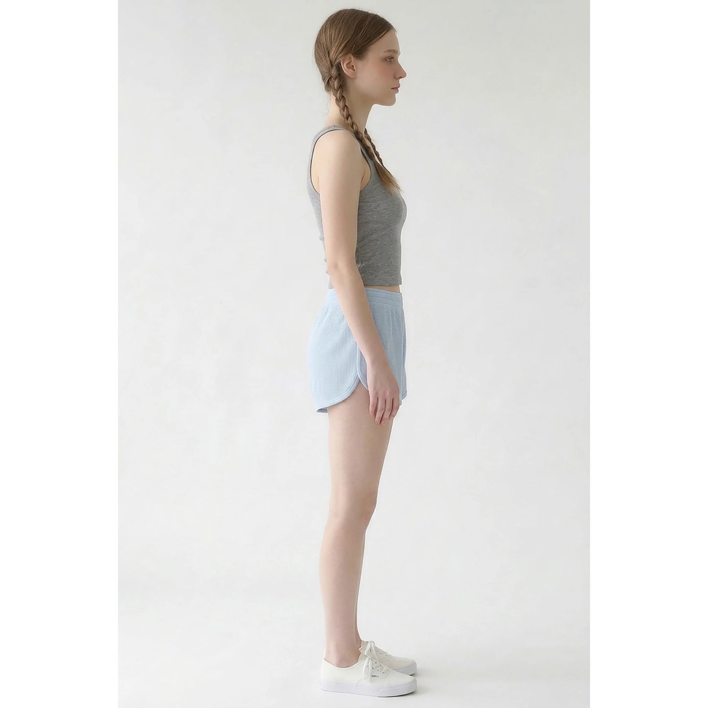 Heather Grey Square Neck Tank