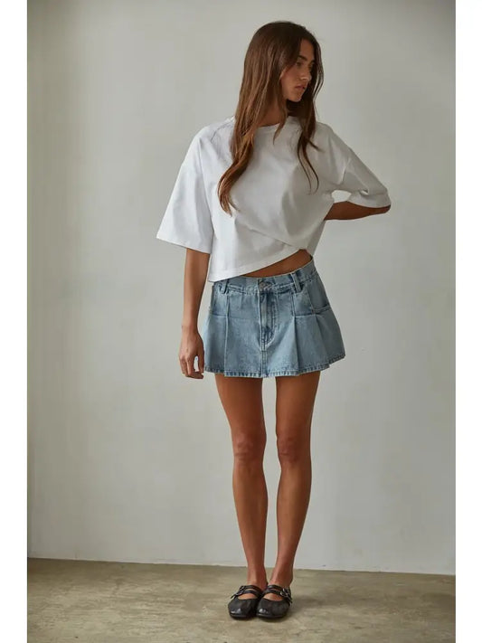 Everyday Boxy Fit Tee (White)