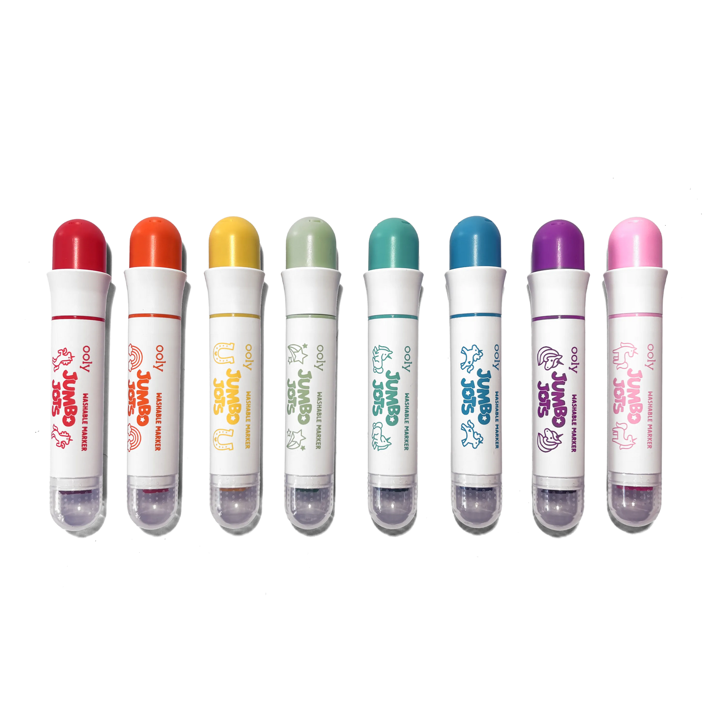 Jumbo Jots Dual Tip Unicorn Markers - Set of 8