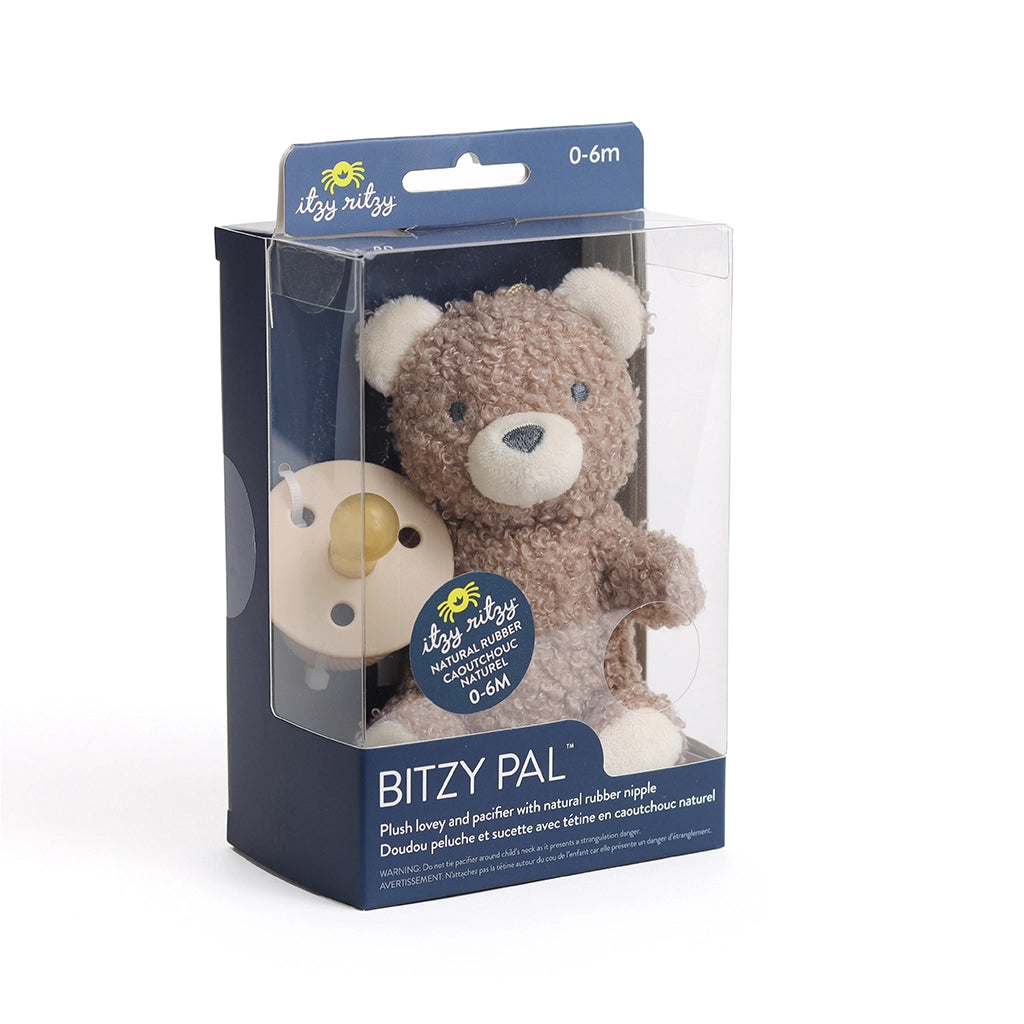 Teddy Natural Rubber Pacifier & Plush