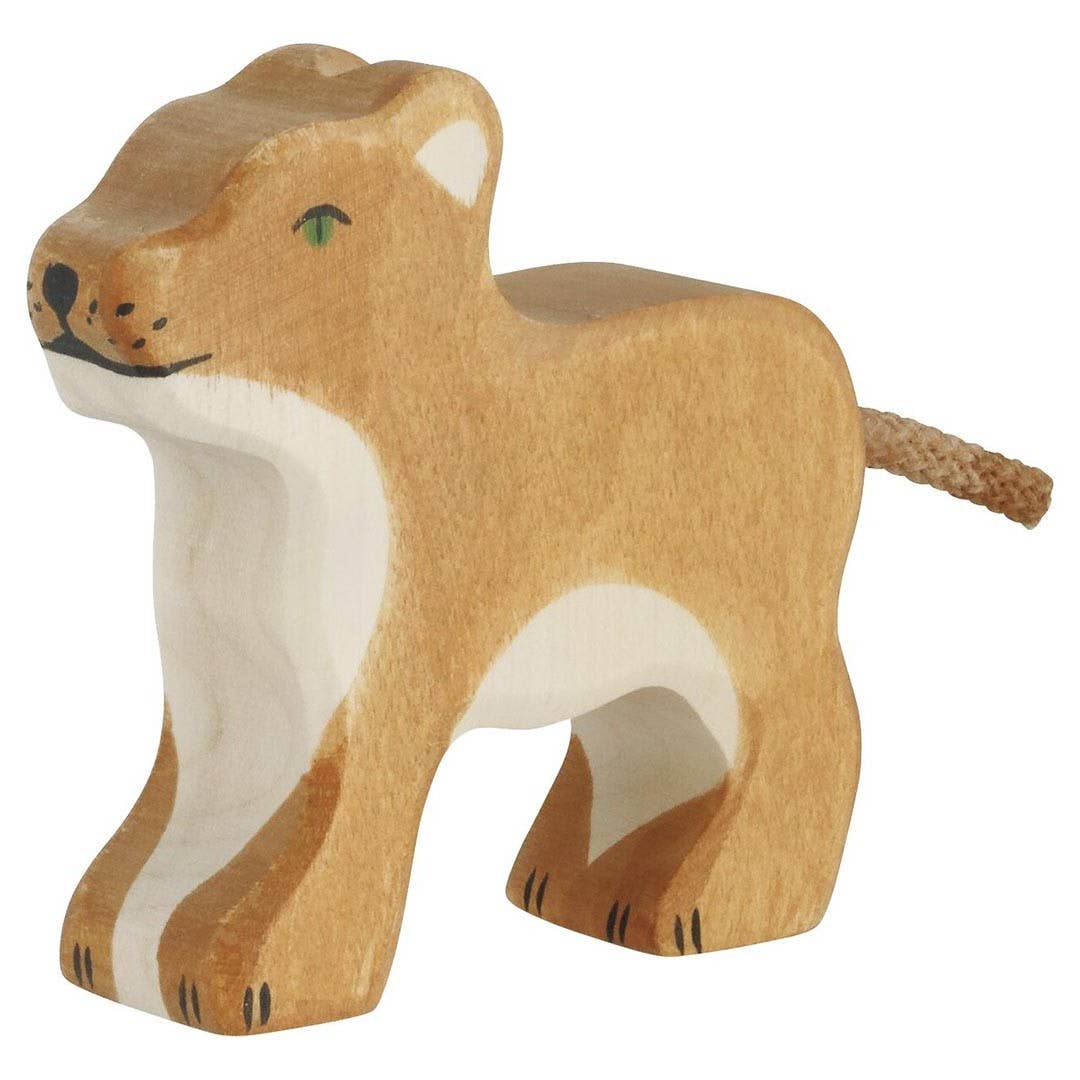 Wooden Lion, cub