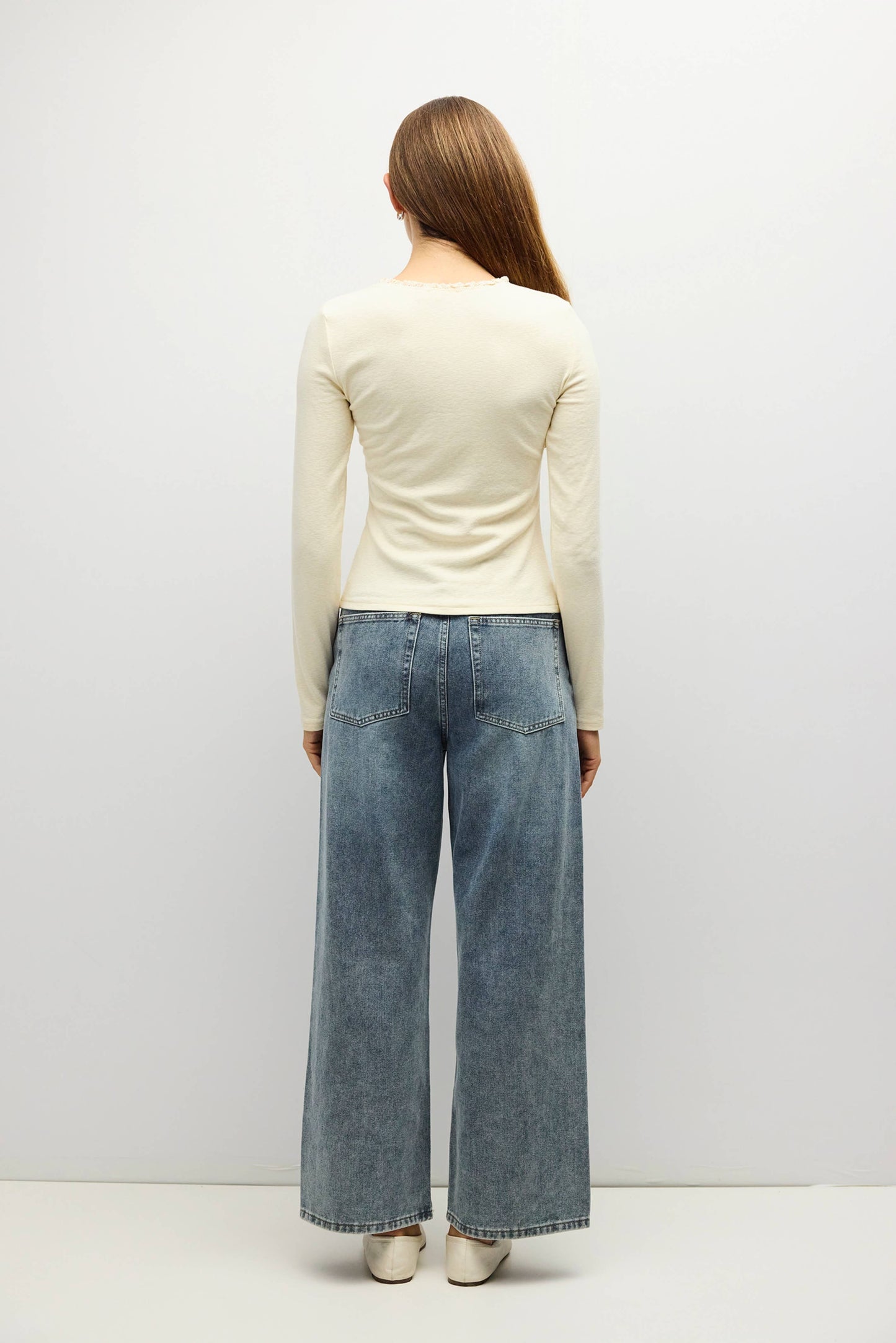 Cream Priscilla Top