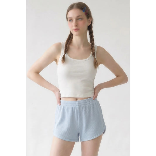 Off White Square Neck Tank