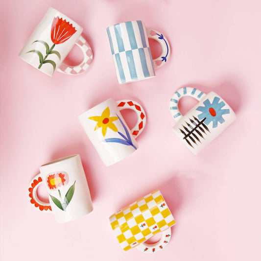Hand Painted Ceramic Coffee Mug