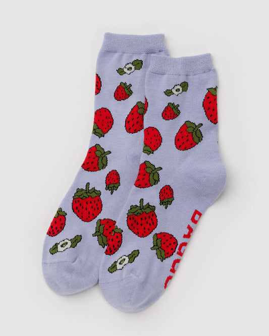 Crew Sock (Strawberry Blossom)
