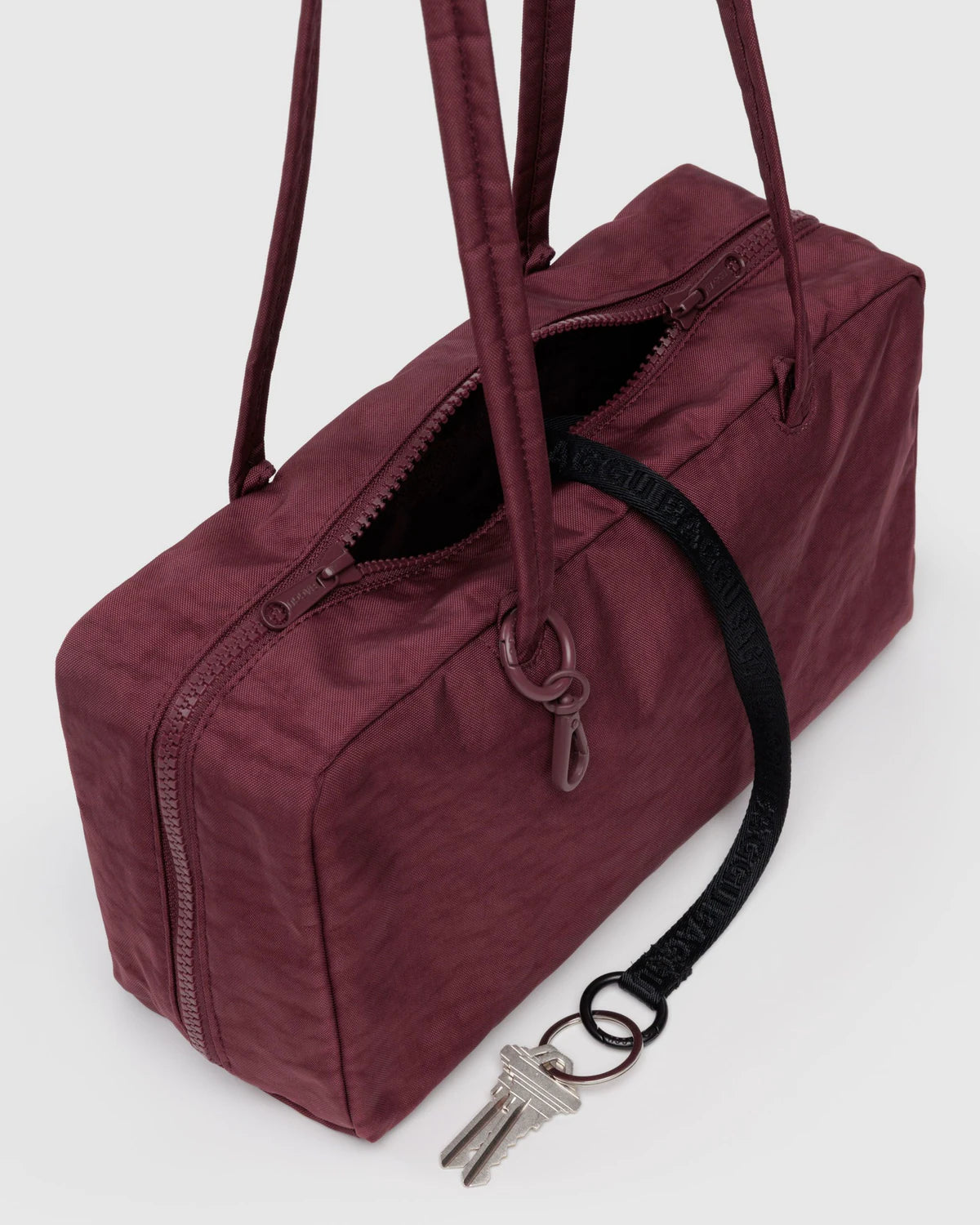 Nylon Bowler Bag (Mahogany)
