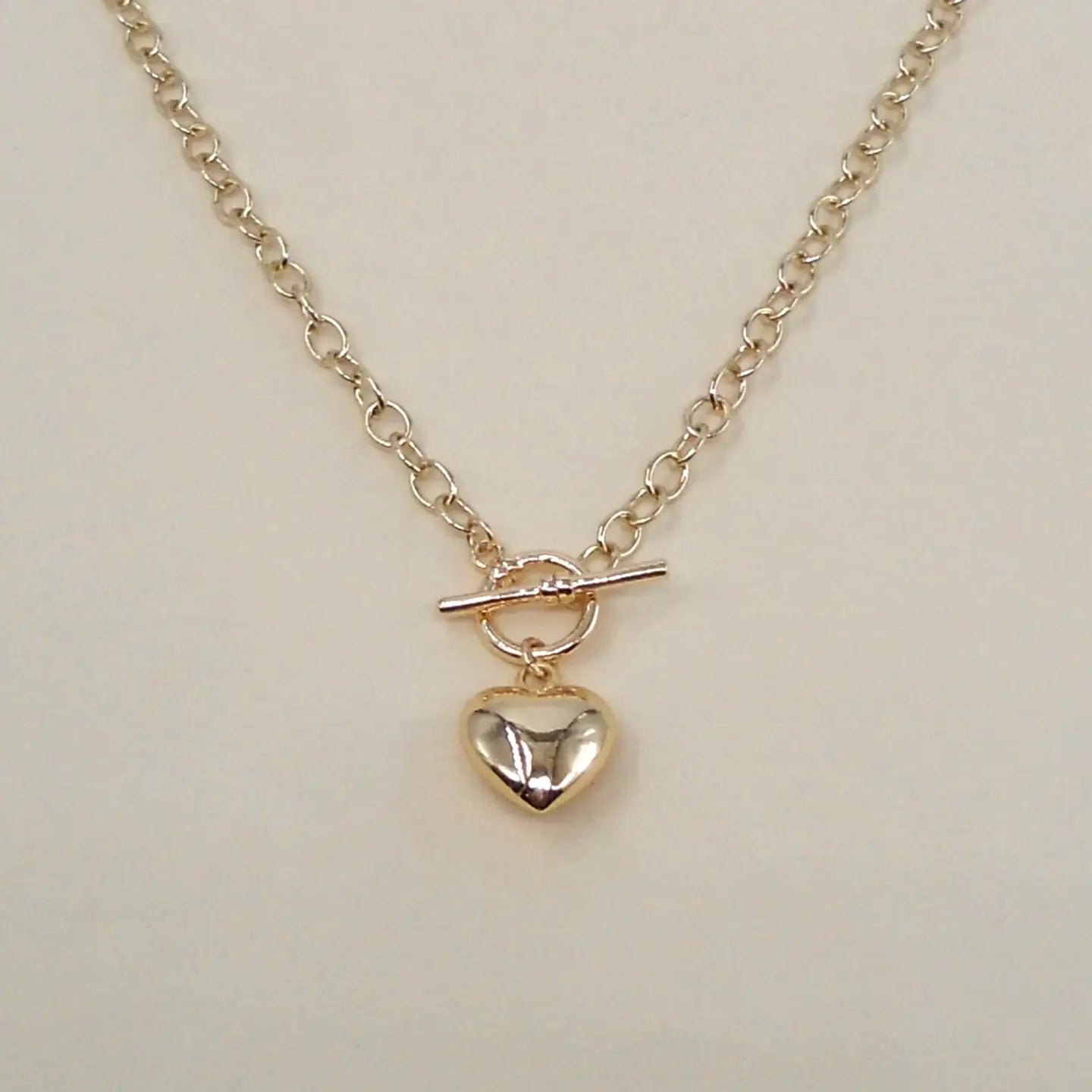 Puff Heart Necklace