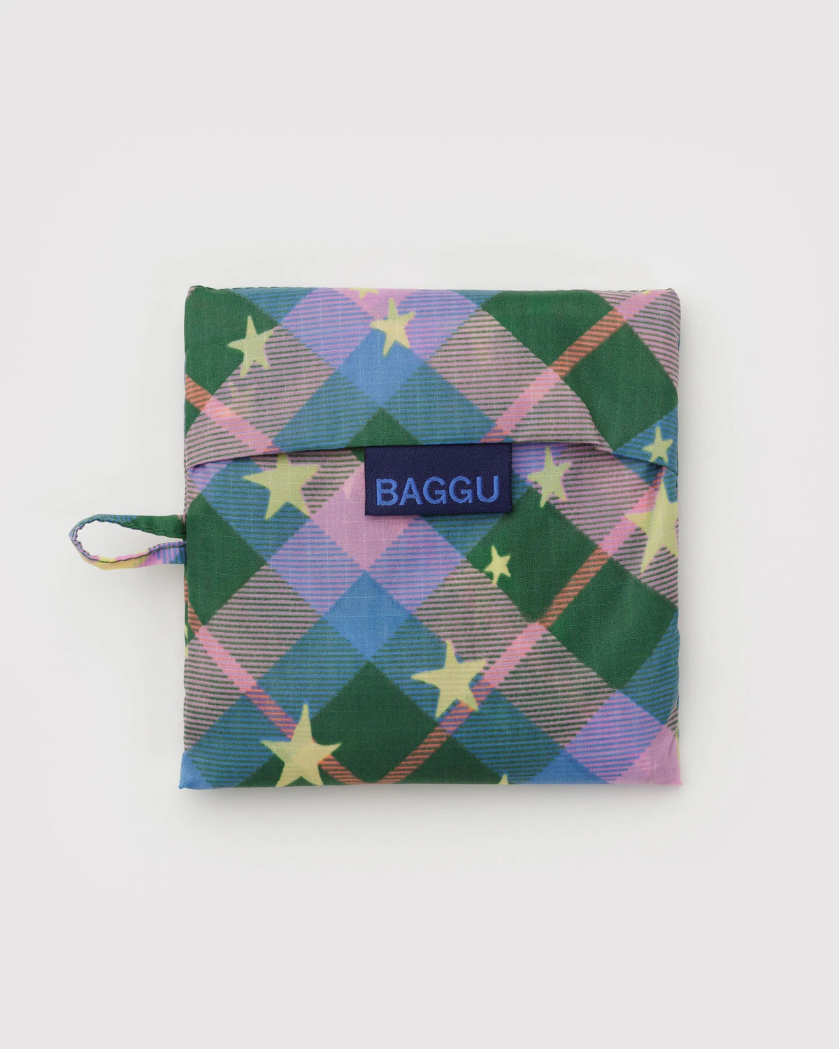 Standard Baggu (Green Star Plaid)