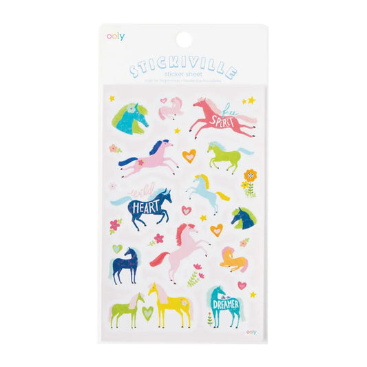 Stickiville: Standard Stickers - Wild Horses (1 Sheet)