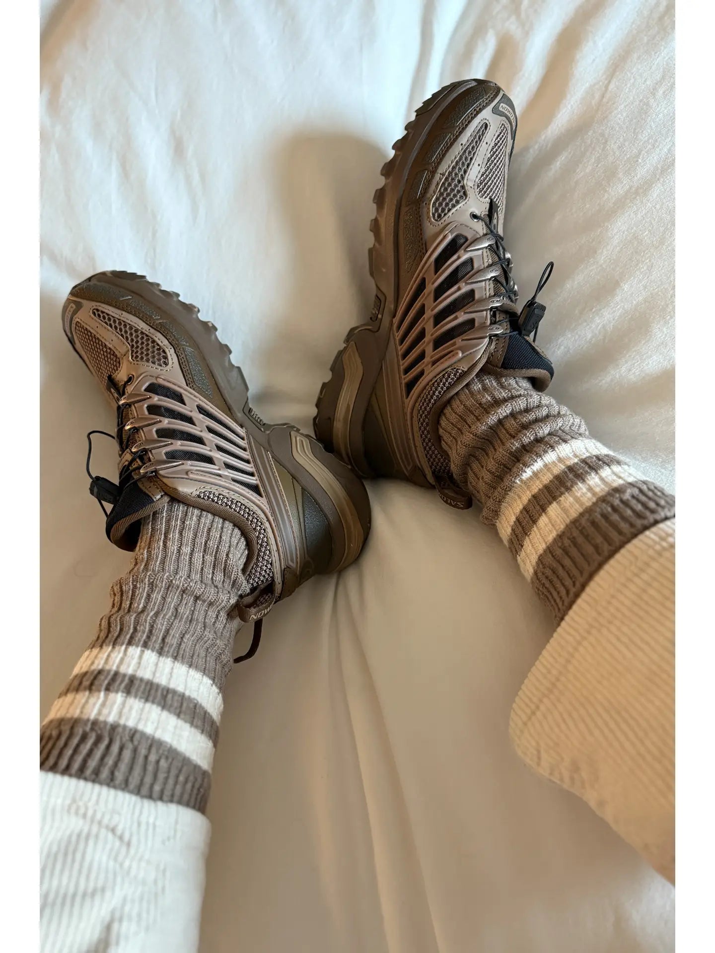 Cottage Varsity Socks (Flax Varsity)