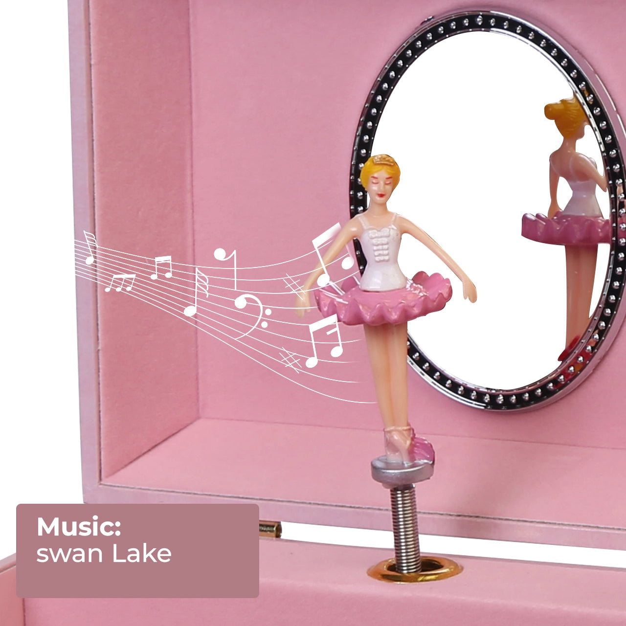 Ballerina Jewelry Music Box
