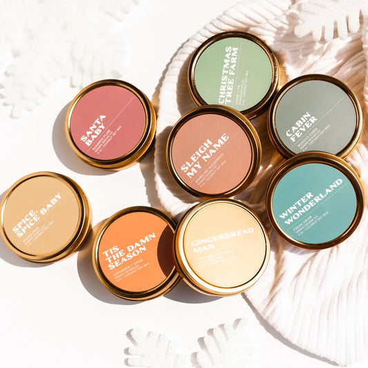 Sleigh My Name Travel Tin Candle