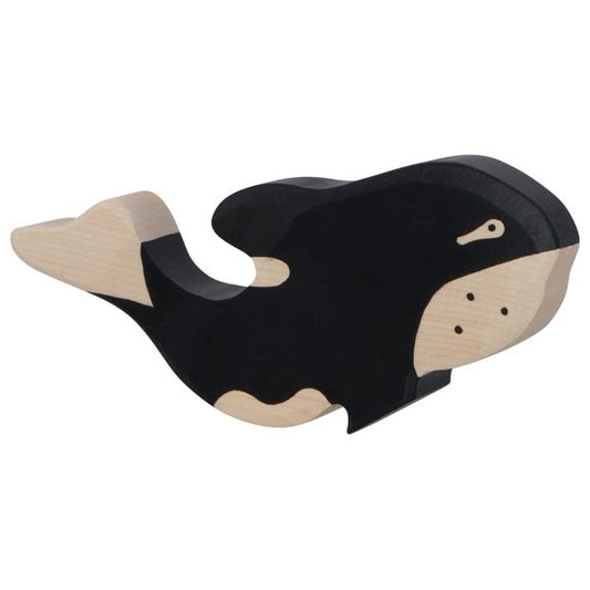 Holztiger Wooden Orca Whale Figurine