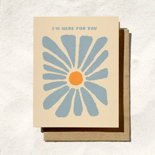 I’m Here For You Card | Sympathy Card | Condolences Card