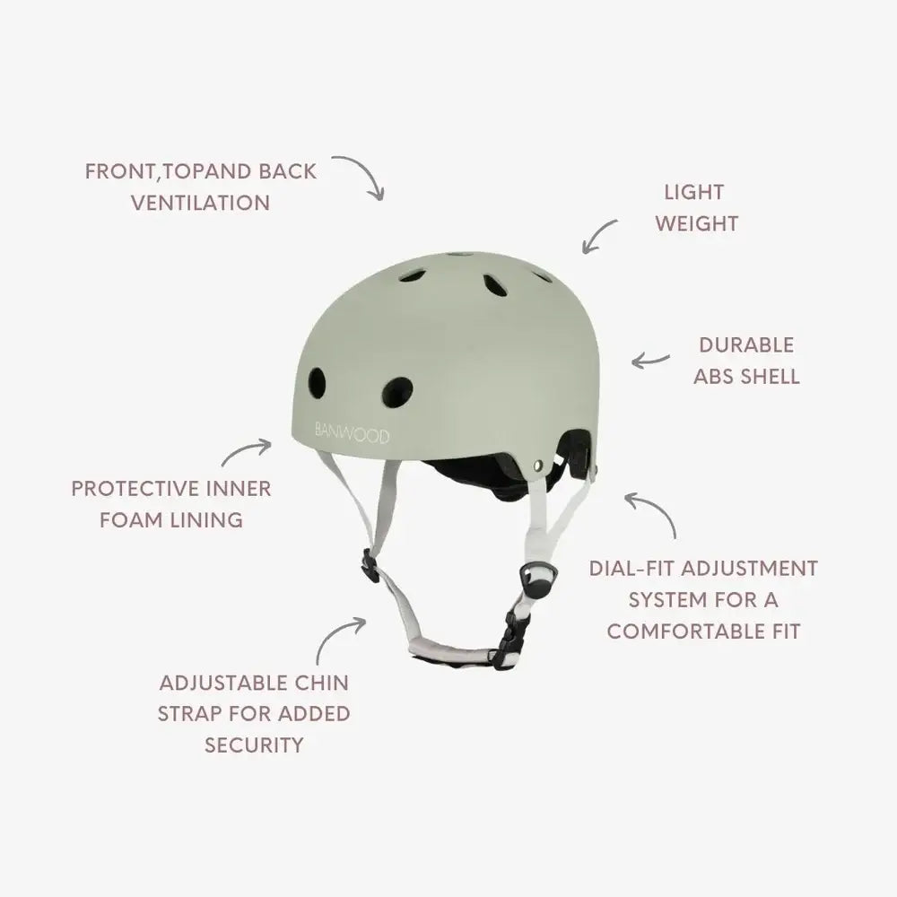 Banwood Eco Helmet - Olive (50-54 cm)