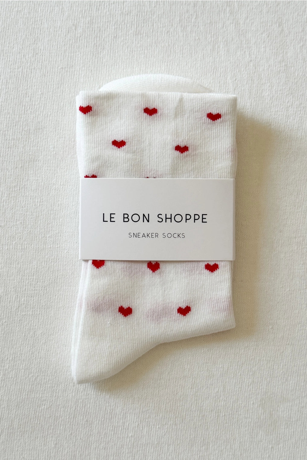 Sneaker Socks (Red Hearts)