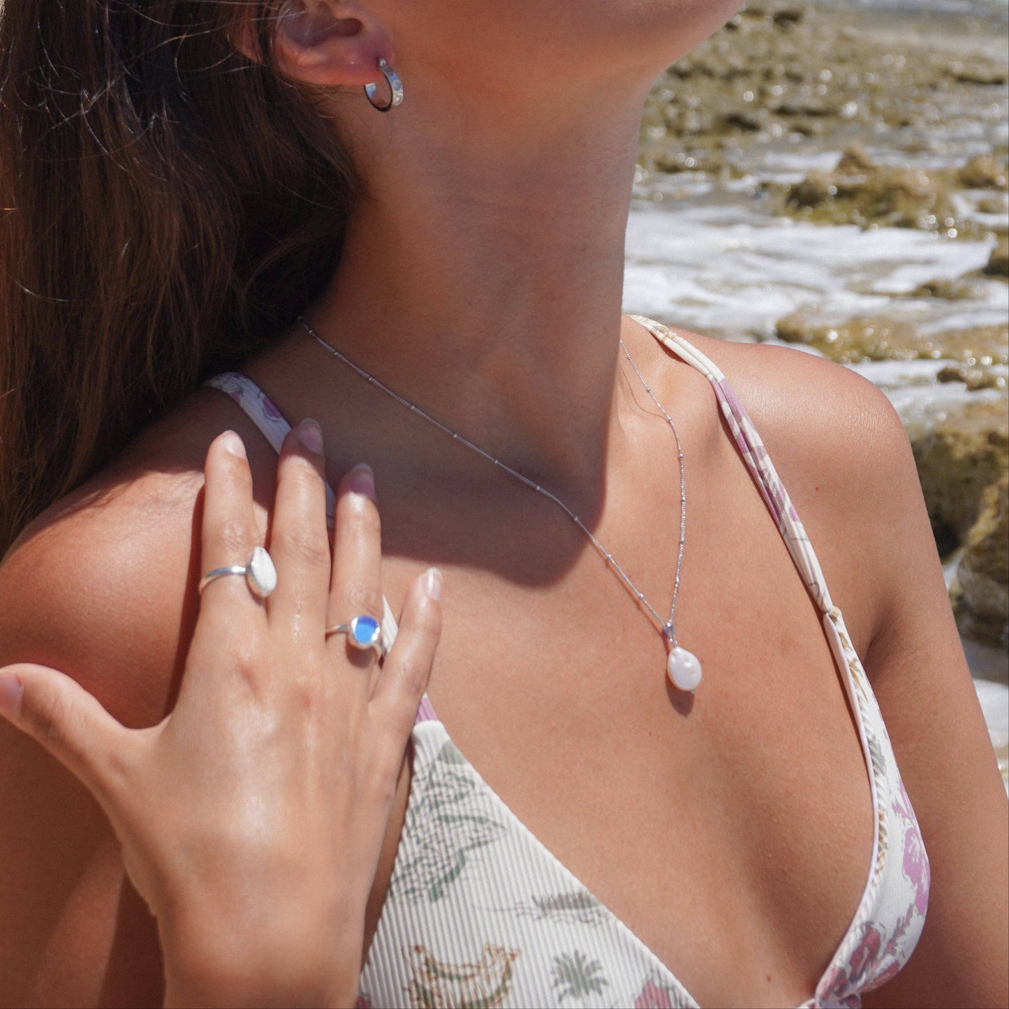 Plain Pearl Necklace