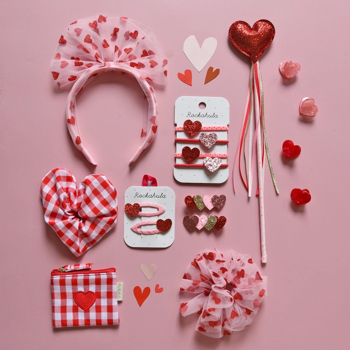 Love Heart Claw Clip 4 Pack