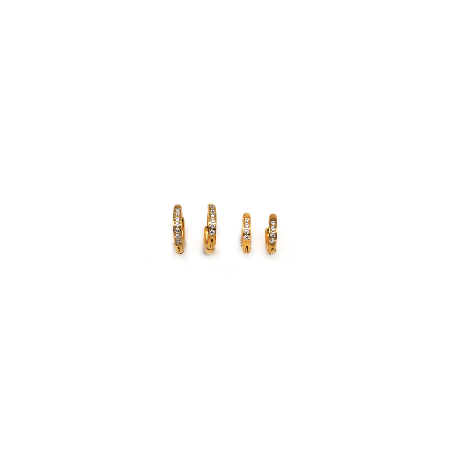 CZ Petite Hoops