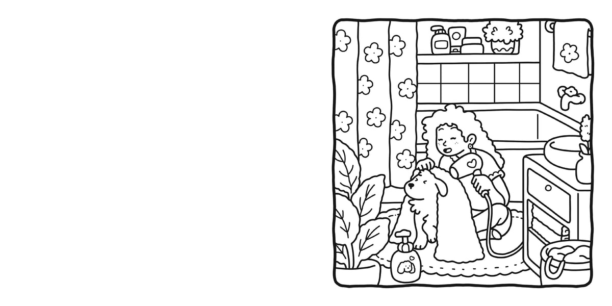 Girl Moments Coloring Book