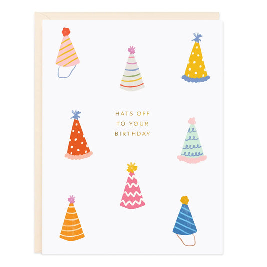 Birthday Hats Greeting Card