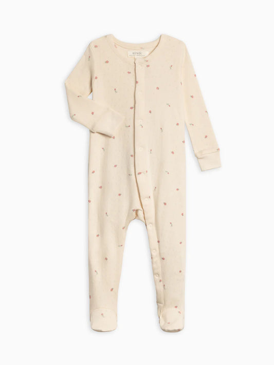 Skylar Pointelle Sleeper (Pia Floral)