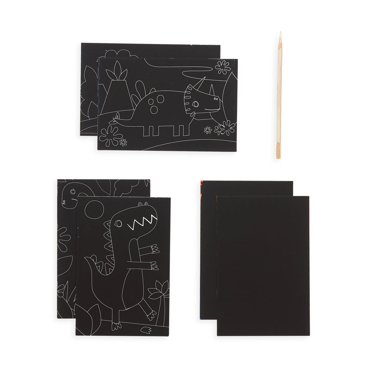 Mini Scratch & Scribble Art Kit: Dino. Days