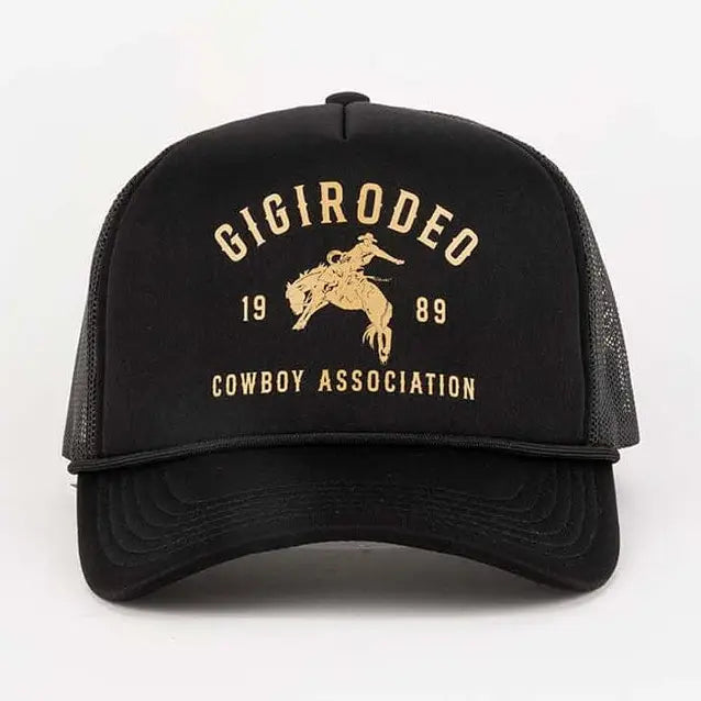 Gigi Rodeo Trucker Hat - Black