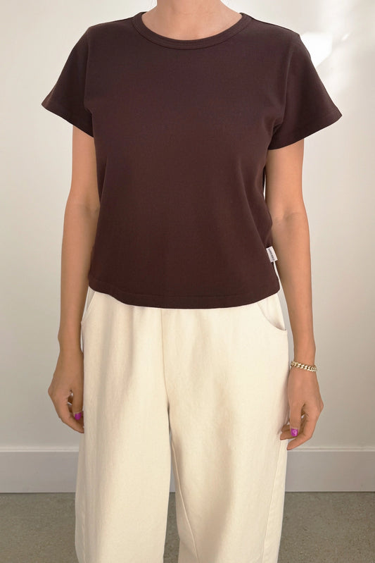 The Little Boy Tee - Dark Cacao